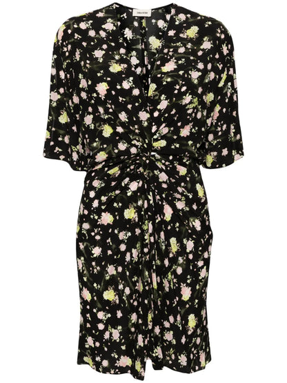 Rozom Floral-Print Minidress