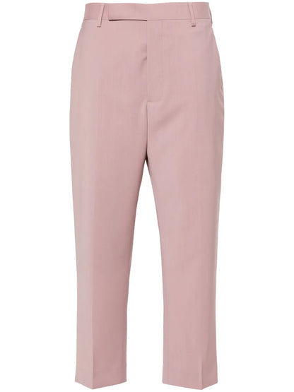 Pressed-Creased Wool Trousers