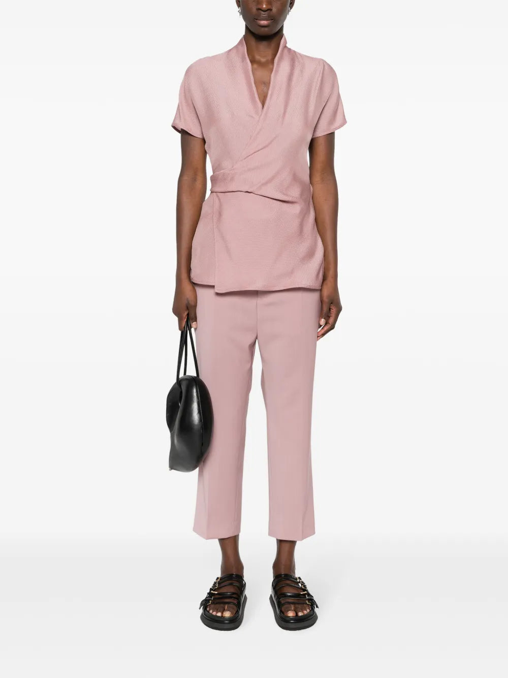 Pressed-Creased Wool Trousers