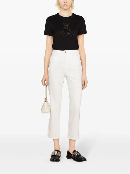 High-Rise Cropped Jeans