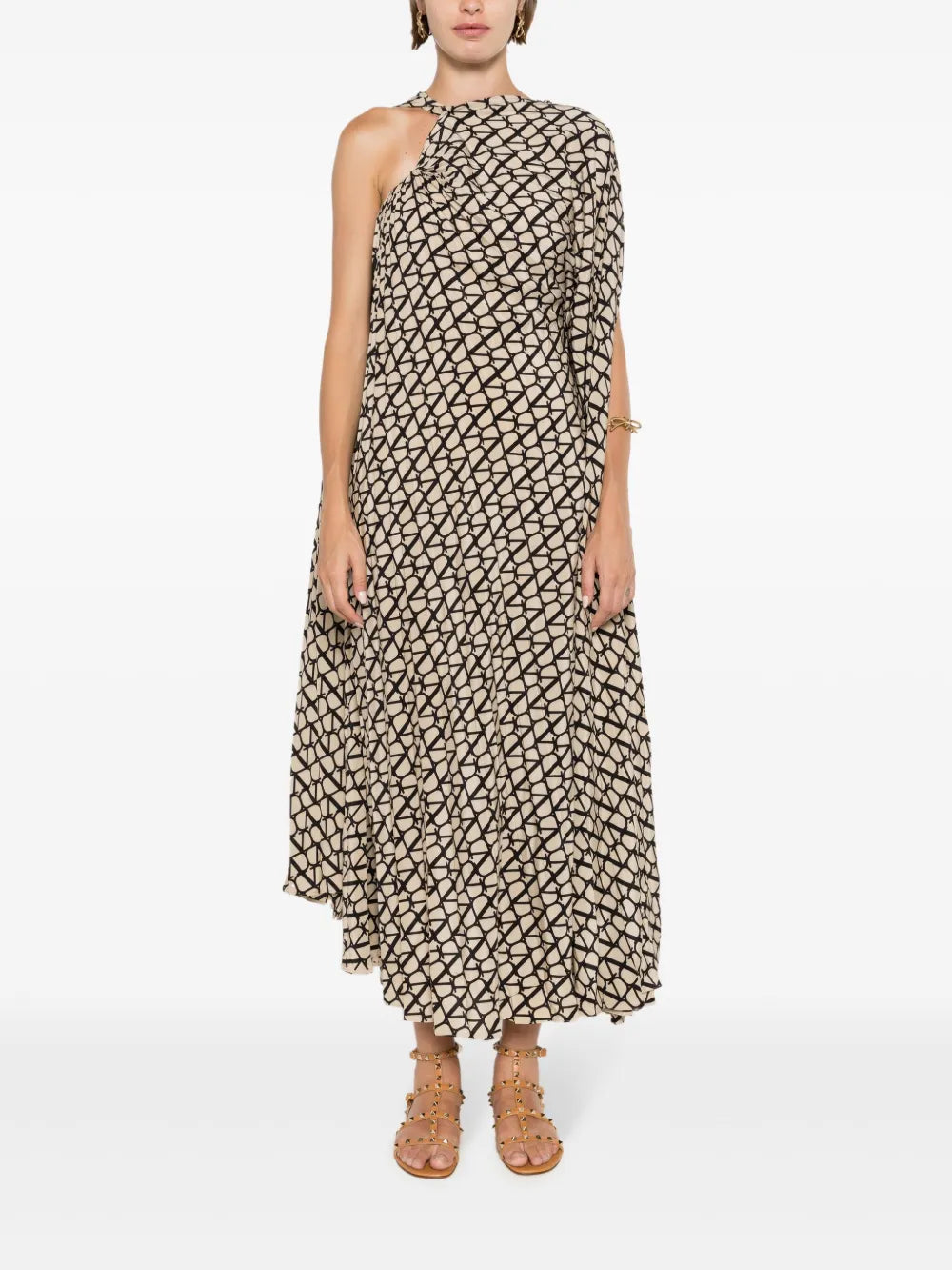 Toile Iconographe-Print Silk Dress