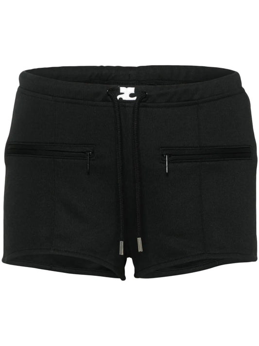 Logo-Appliqué Mini Shorts