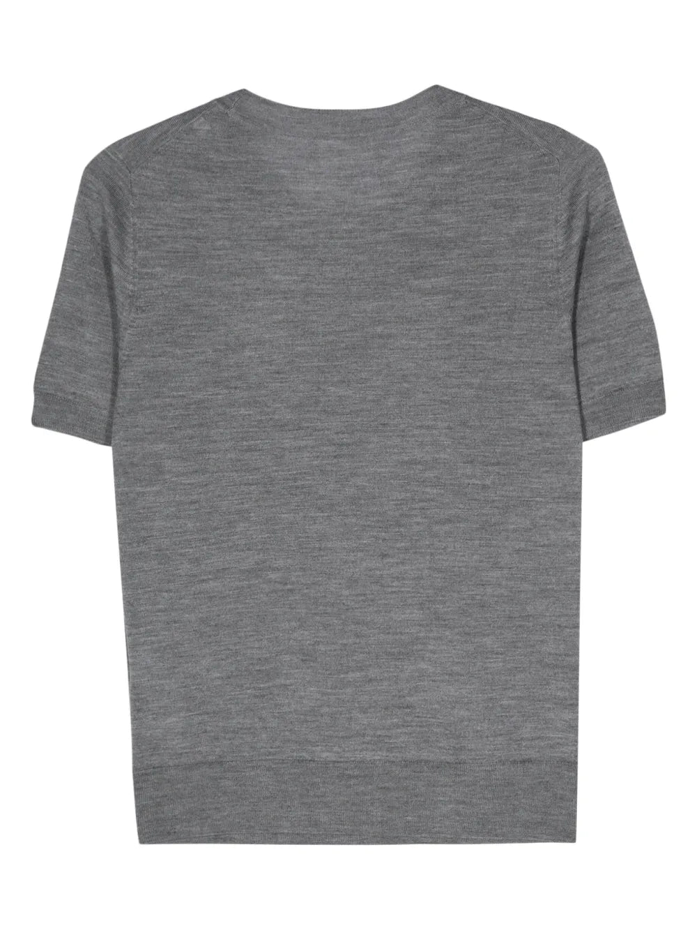 Fine-Knit Short-Sleeve Top