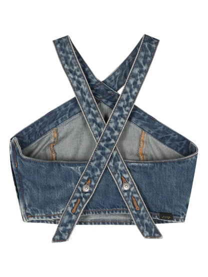 Kendall Cropped Denim Top
