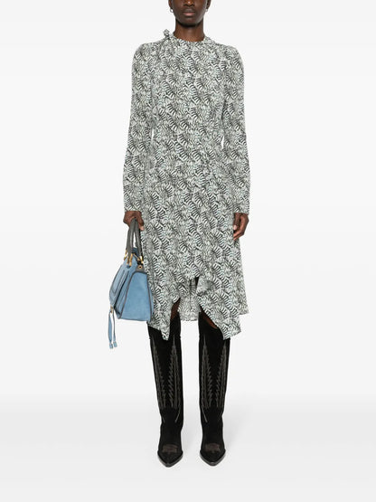 Umaima Grahic-Primt Midi Dress