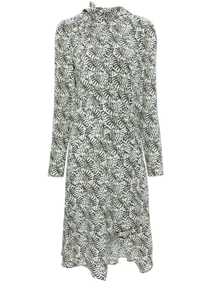 Umaima Grahic-Primt Midi Dress
