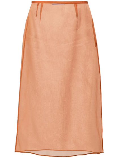 Organza Midi Skirt