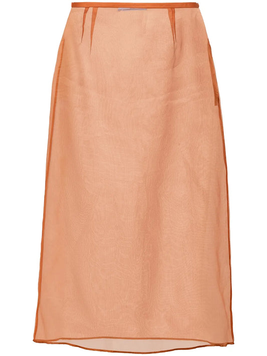 Organza Midi Skirt