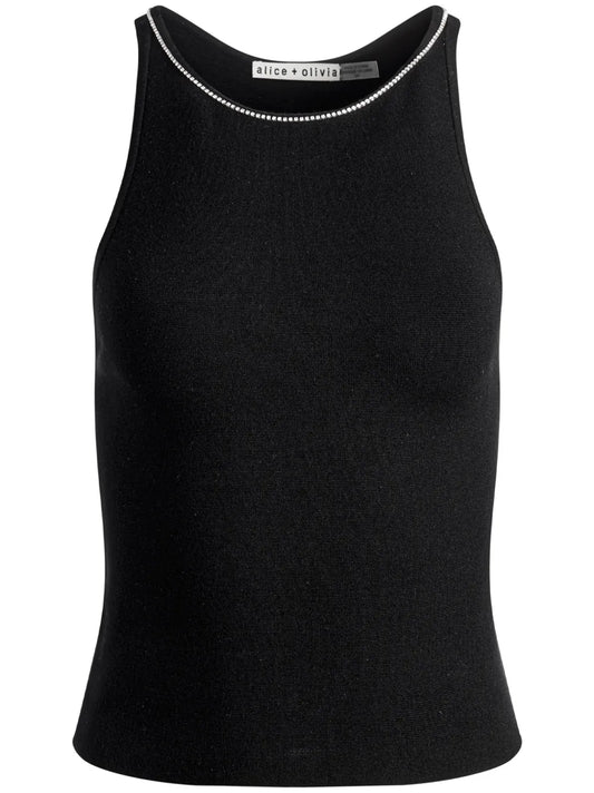 Allen Rhinestone-Embellished Tank Top