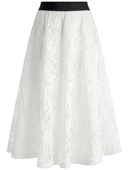 Earla Lace Flared Skirt