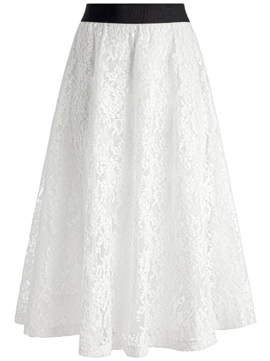 Earla Lace Flared Skirt