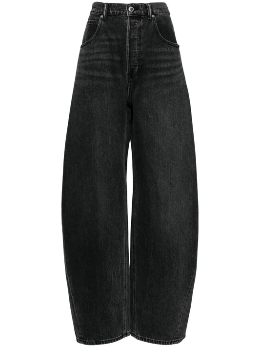 Low-Rise Wide-Leg Jeans