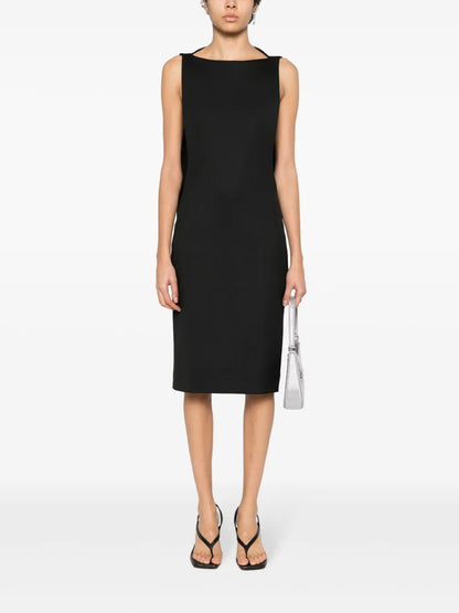 Cape Midi Dress