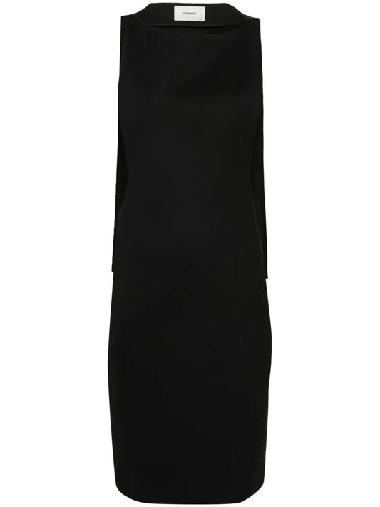 Cape Midi Dress
