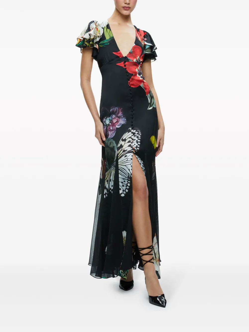 Fara Floral-Print Maxi Dress