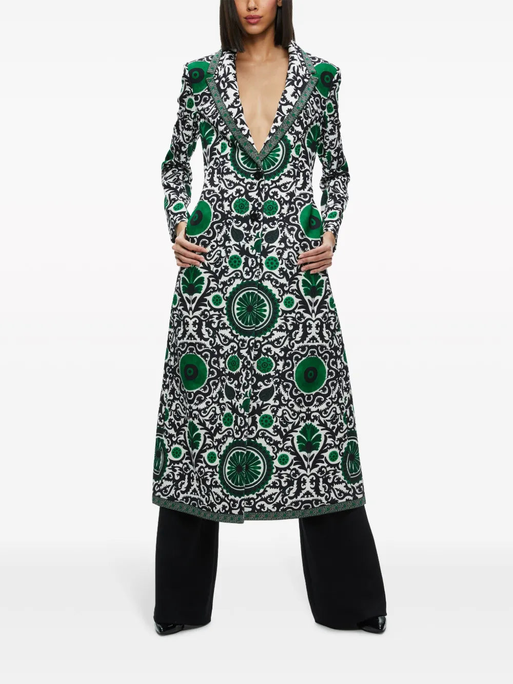 Bret Graphic-Print Coat