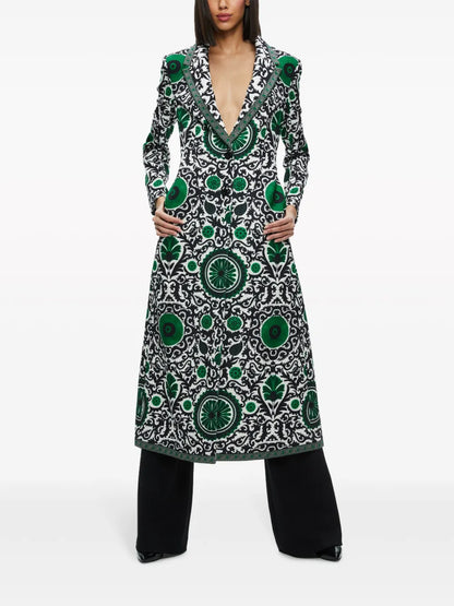 Bret Graphic-Print Coat