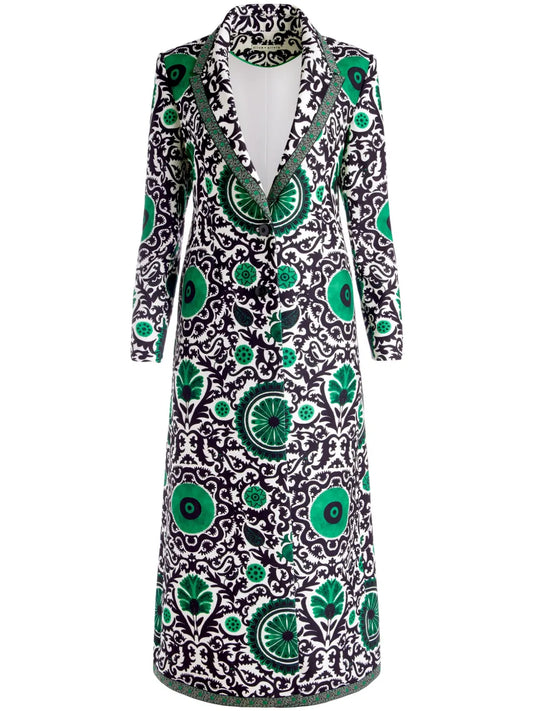 Bret Graphic-Print Coat