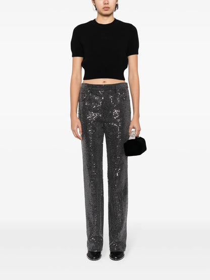 Logo-Embossed Knitted Top