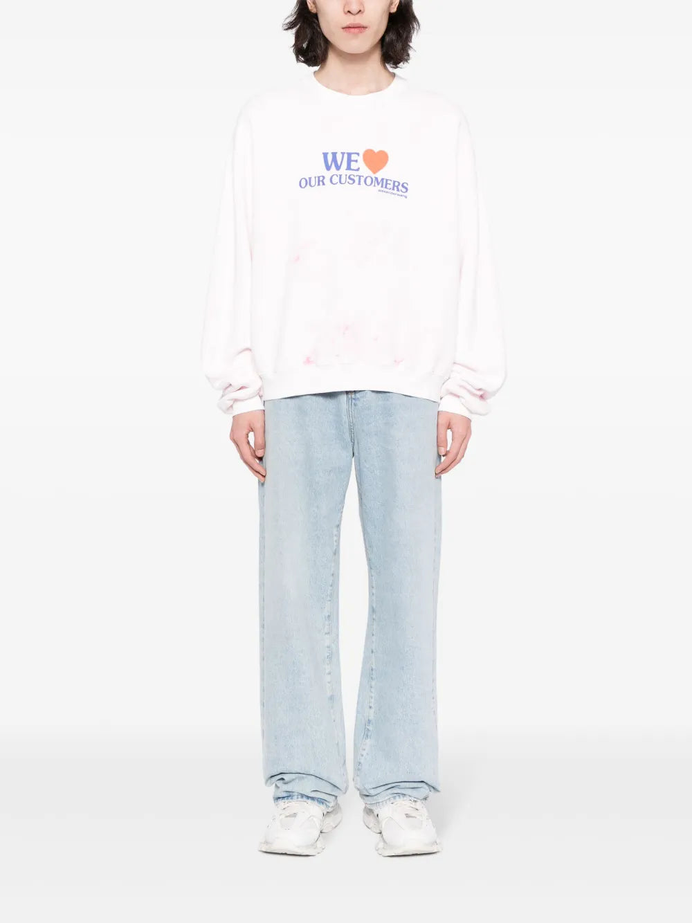 We Love Our Customers Cotton Sweatshirt