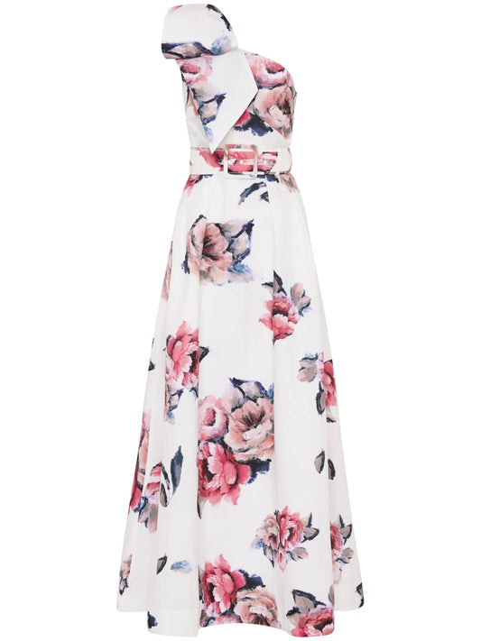 Aveline One-Shoulder Gown