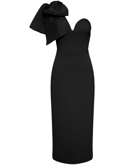 Anais One-Shoulder Midi Dress