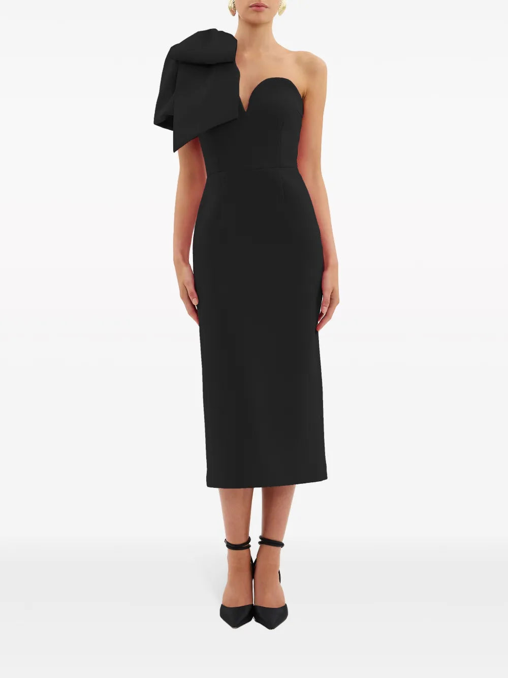 Anais One-Shoulder Midi Dress