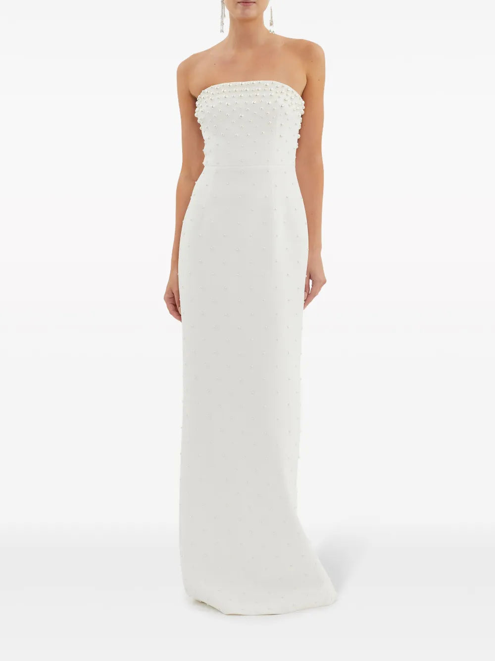 Therese Pearl-Embellished Gown