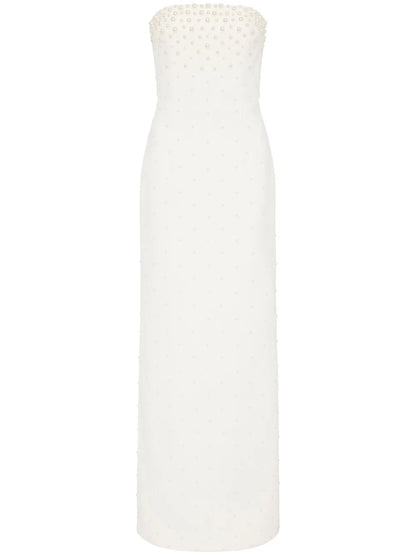 Therese Pearl-Embellished Gown