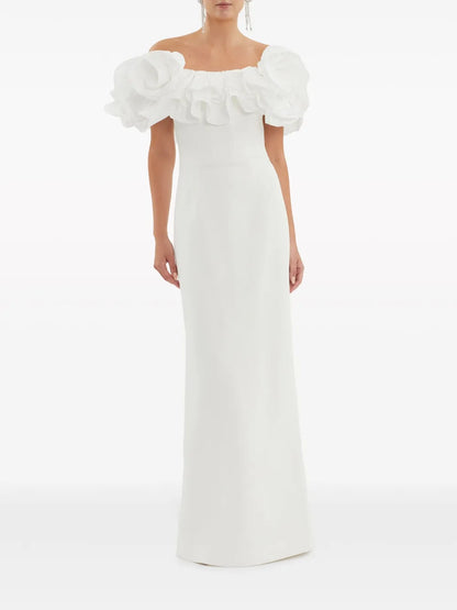 Tessa Ruffled Gown