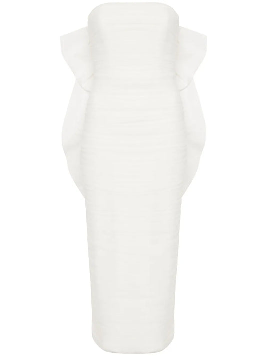 Lily Ruffled Midi Dress