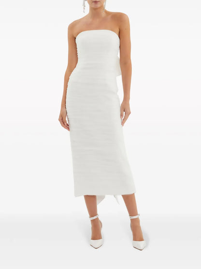 Lily Ruffled Midi Dress