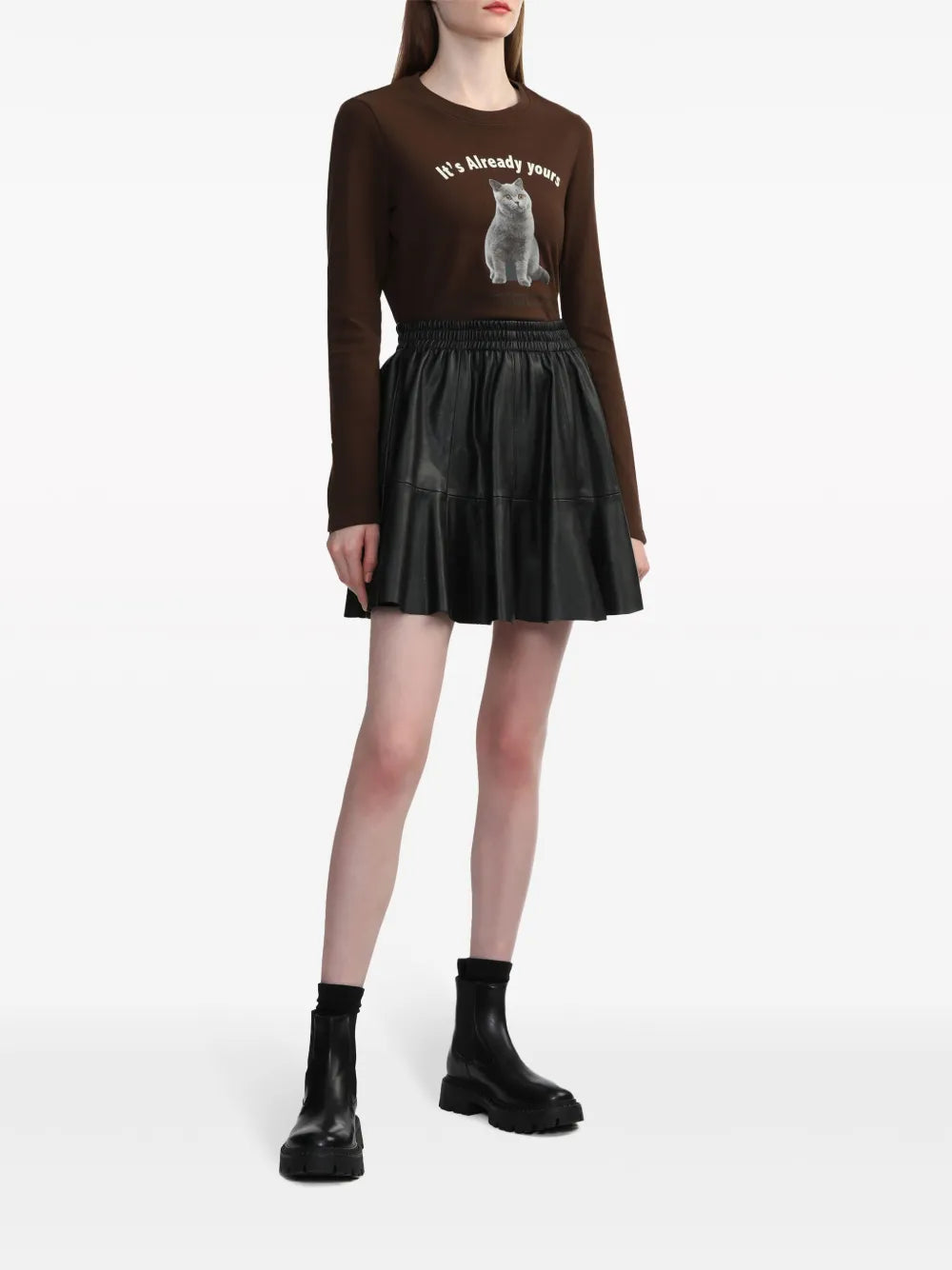 Graphic-Print Cotton Sweatshirt