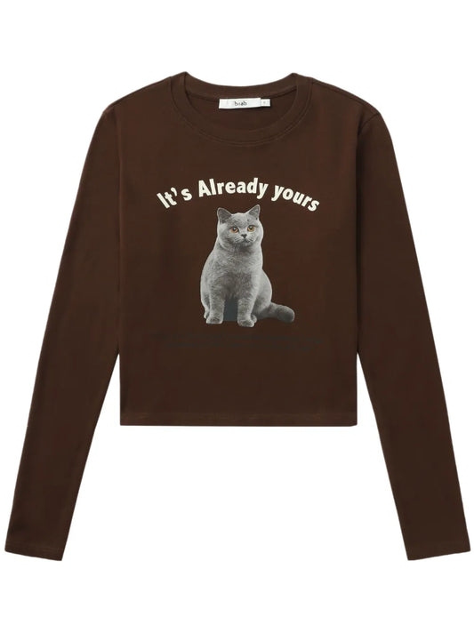 Graphic-Print Cotton Sweatshirt