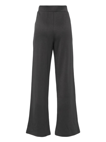 Logo-Embroidered Flared Trousers