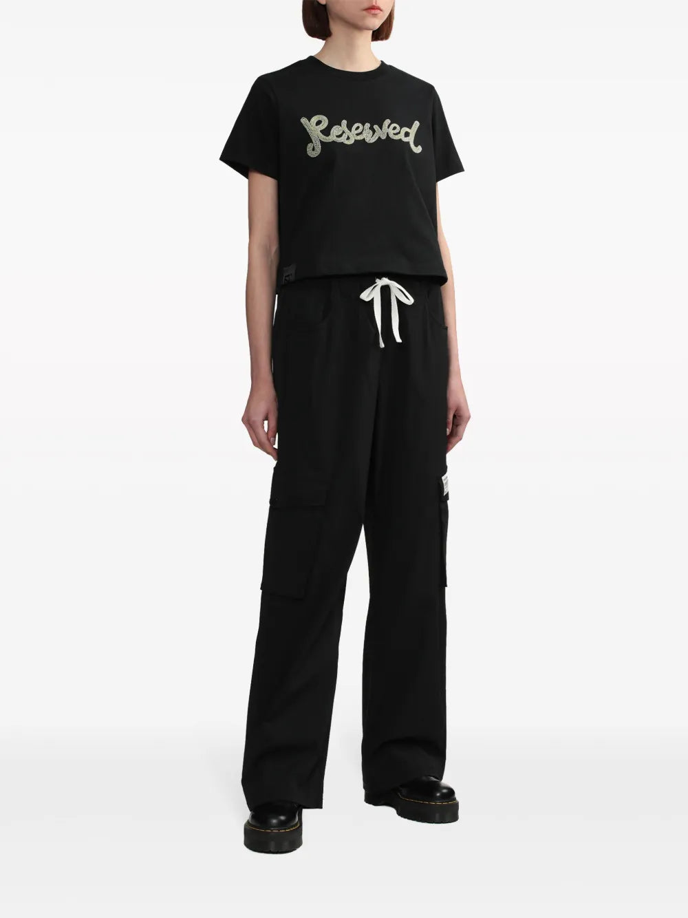 Logo-Appliqué Cargo Trousers