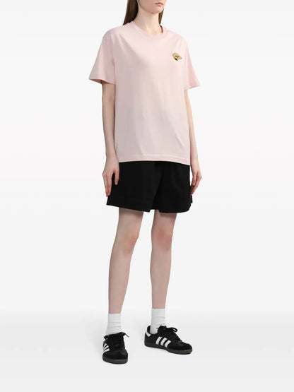 Logo-Patch Cotton Shorts