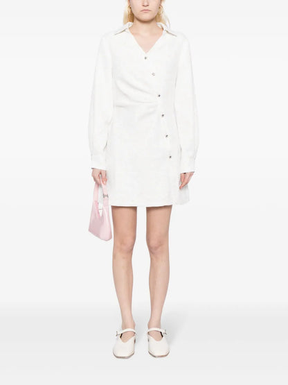 Injection Textured Minidress