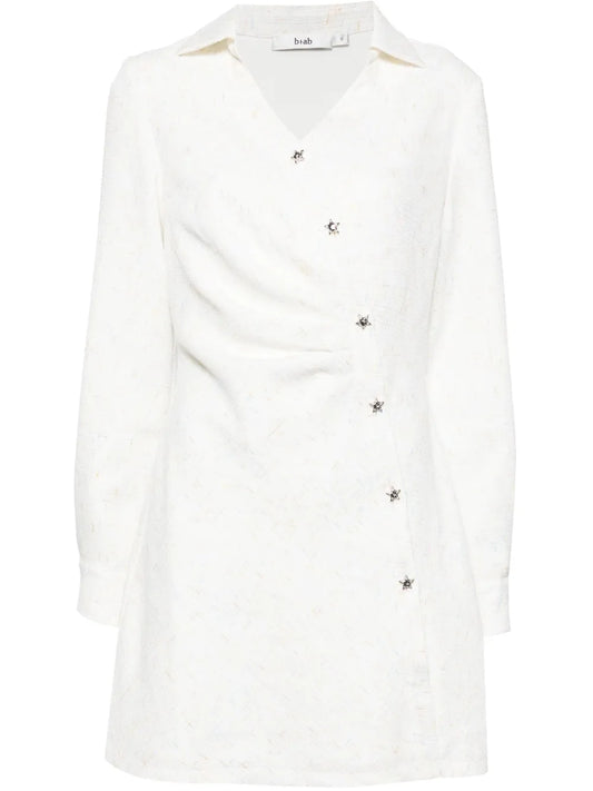 Injection Textured Minidress