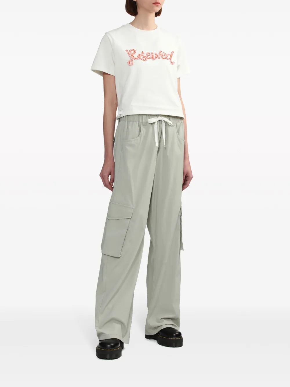 Logo-Appliqué Cargo Trousers