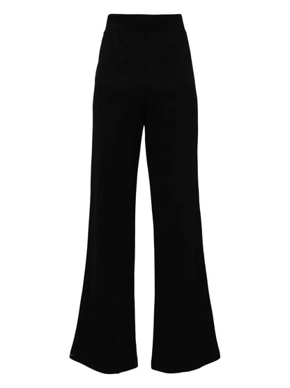 Logo-Embroidered Flared Trousers
