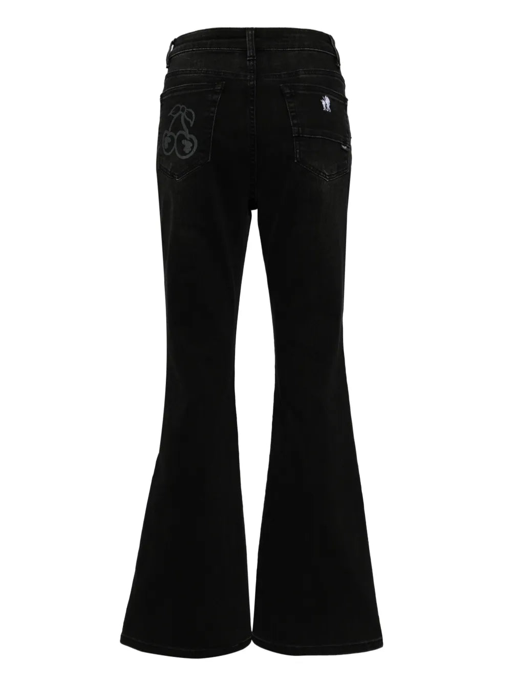 High-Waisted Flared Jeans