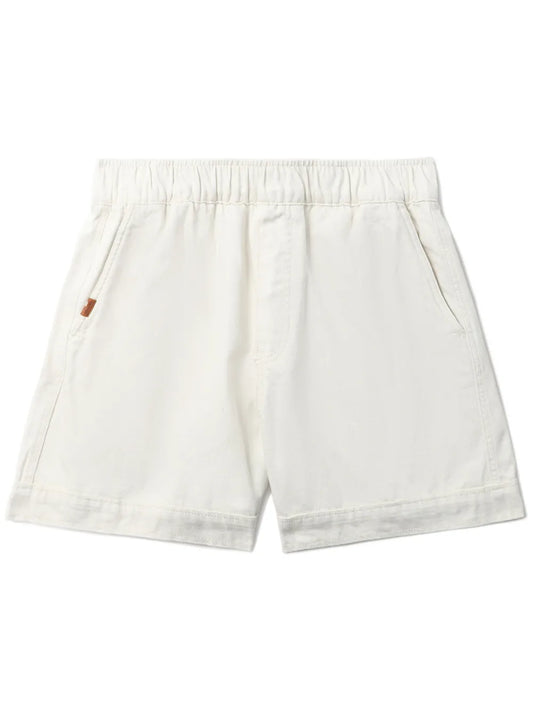 Logo-Patch Cotton Shorts