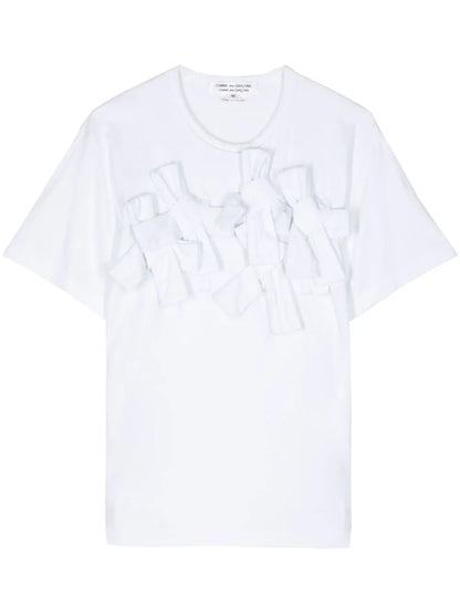 Tie-Detail Jersey T-Shirt
