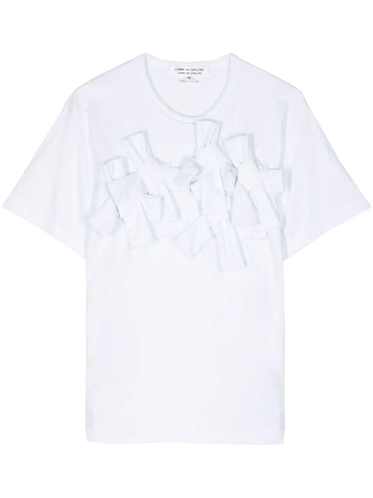 Tie-Detail Jersey T-Shirt