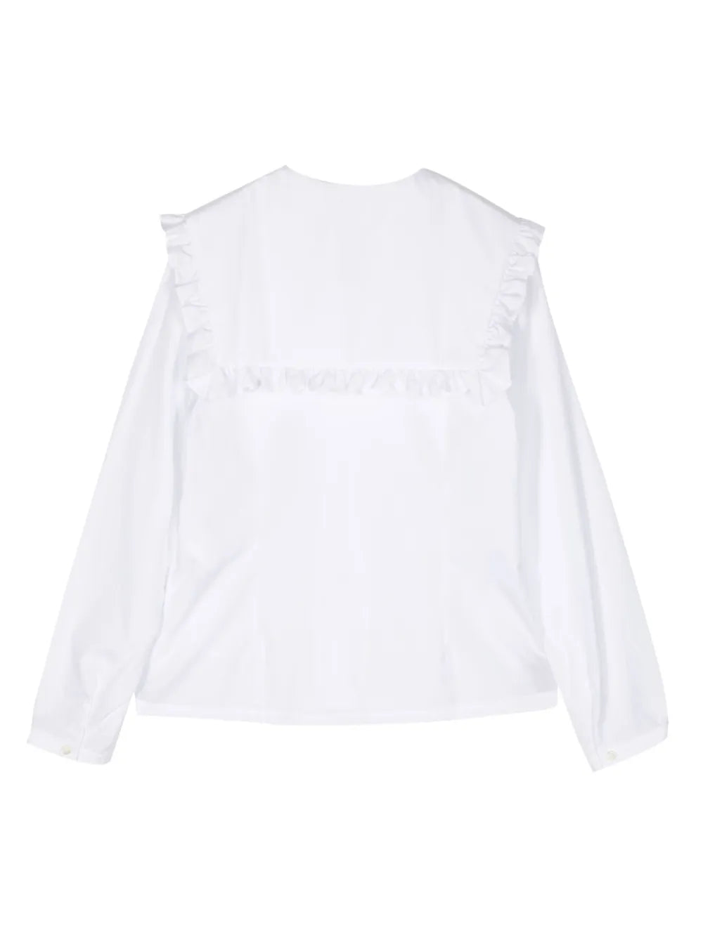 Ruffled Cotton Shirt