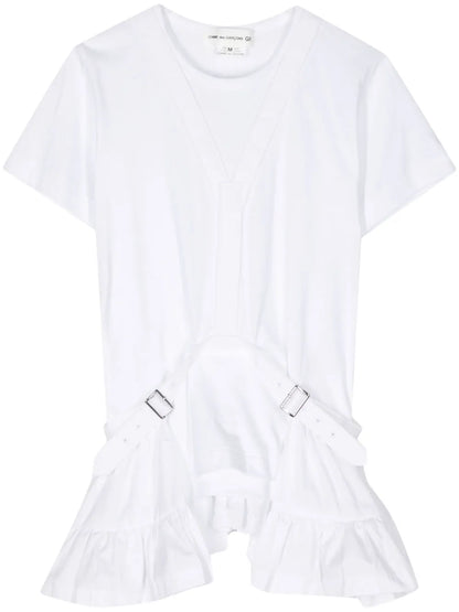 Belted Cotton T-Shirt