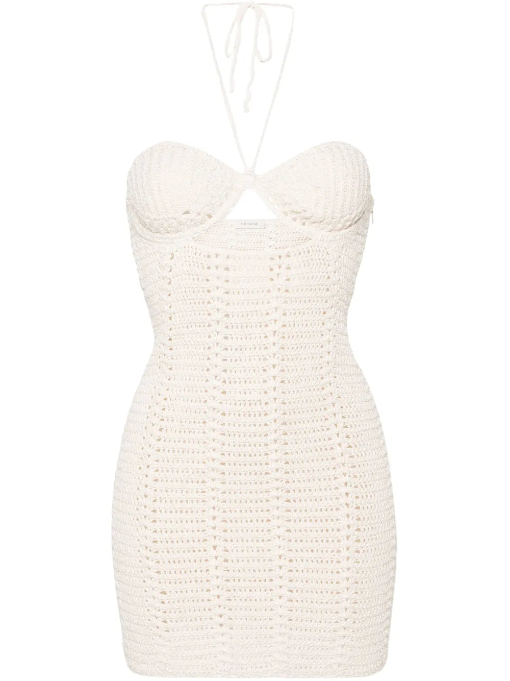Bergen Crochet-Knit Minidress