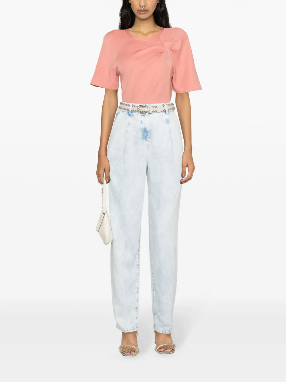 Umae Pleat-Detail T-Shirt