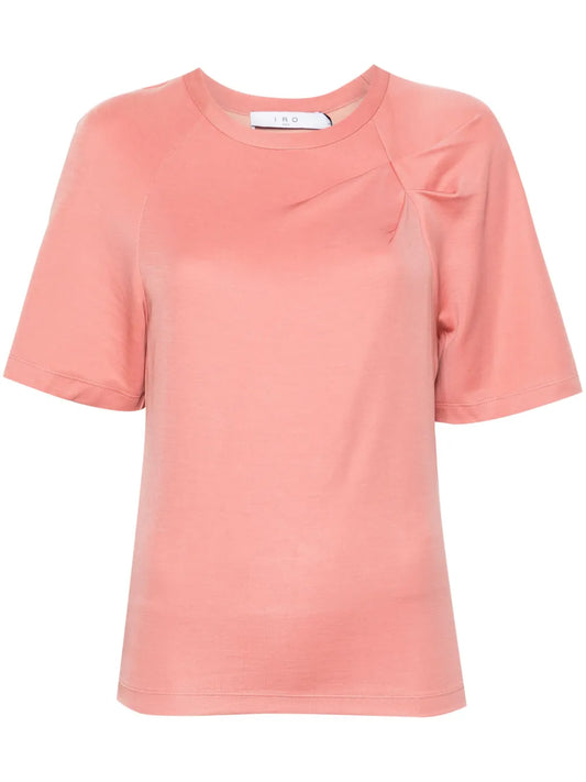 Umae Pleat-Detail T-Shirt